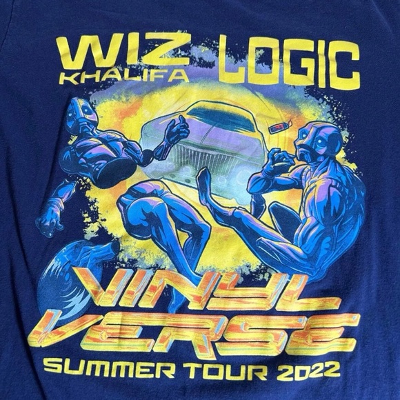 Wiz Khalifa Tour SS T-Shirt No Sz tag See measurements - Picture 8 of 9